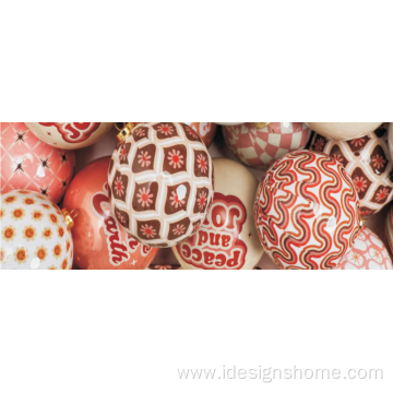 8cm Christmas Balls Unbreakable Plastic Christmas Ball